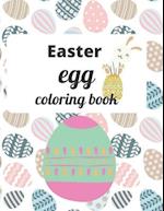 Easter egg coloring book: A Coloring Book of 35 Unique Easter egg Coe Stress relief Book Designs Paperback 