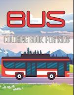 Bus Coloring Book For Kids