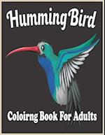 HummingBird coloring Book For adults