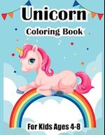 Unicorn Coloring Book: For Kids Ages 4-8: A Gift Basket Idea for Kids Ages 4-8 | A Jewish High Holiday Coloring Book 