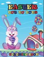 Easter Dot to Dots Coloring Book