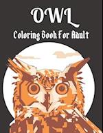 Owl Coloring Book for Adult