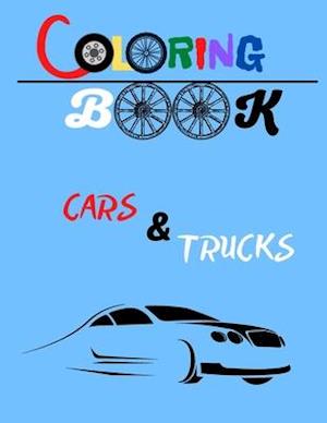 Coloring Book for boys cars & trucks: for small and smaller boys who loves automotive 27 pages
