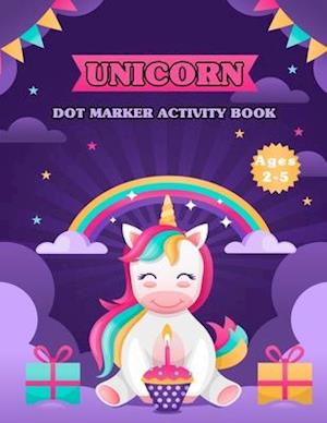 Unicorn Dot Marker Activity Book for Kids Ages 2-5