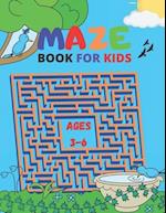 Maze Book For Kids Ages 3-6