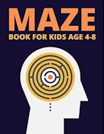 Maze Book For Kids Age 4-8
