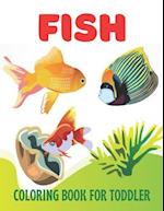 Fish Coloring Book for Toddler