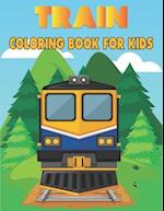 Train Coloring Book For Kids