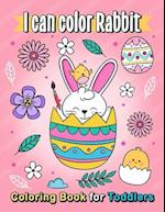 I can Color Rabbit coloring book for toddlers