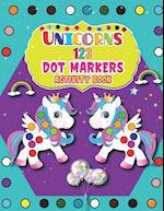 Unicorns 123 Dot Markers Activity Book