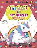 Unicorns 123 Dot Markers Activity Book