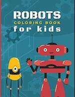 Robot Coloring Book For Kids