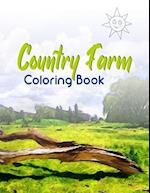 Country farm coloring book