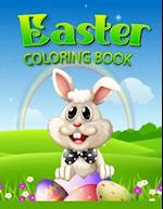 Easter Coloring Book: A Fun Activity Big Easy Easter Eggs Coloring Book for Toddlers and Preschoolers Easter Day Coloring Word search Scissors Skill 