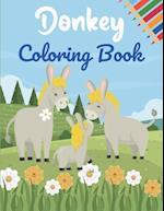 Donkey Coloring Book