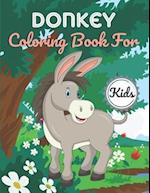 Donkey Coloring Book For Kids