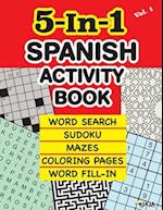 5-In-1 SPANISH ACTIVITY BOOK