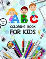 ABC Coloring Book for Kids Ages 4-8: Toddler Painting Books | ABC Letters Book | Educational Coloring Books for Toddlers | Alphabet Coloring Pages | C