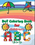 Dot Coloring Book For Children's ABC Gifts For Kids