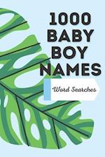 1000 Baby Boy Names - Word Searches 