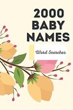 2000 Baby Names - Word Searches 