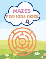 Mazes For Kids Ages 4