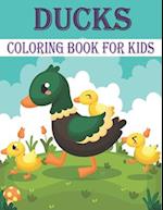 Ducks Coloring Book For Kids