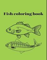 Fish coloring book