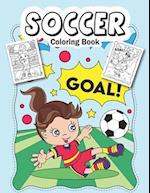 Soccer Coloring Book: for kids 