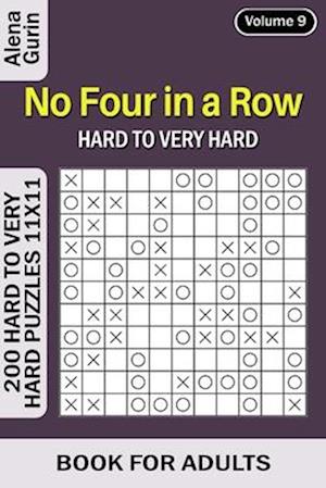 No Four in a Row puzzle book for Adults