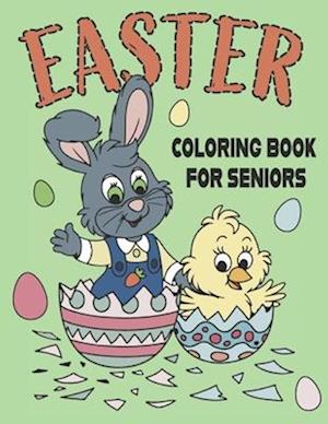 Easter Coloring Book for Seniors