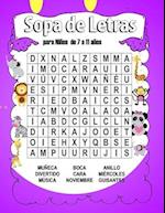 Sopa de Letras para Niños de 7 a 11 años