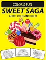 Sweet Saga Adult Coloring Book