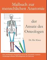 Malbuch zur menschlichen Anatomie - der Ansatz des Osteologen