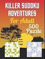 KILLERSUDOKU ADVENTURES For Adult 500 Puzzle