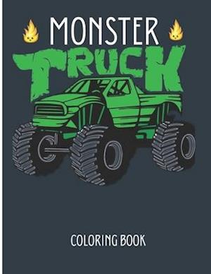 Monster Truck Coloring Book: 50 Unique design Of Monster Truck, Super Cars Coloring for Kids