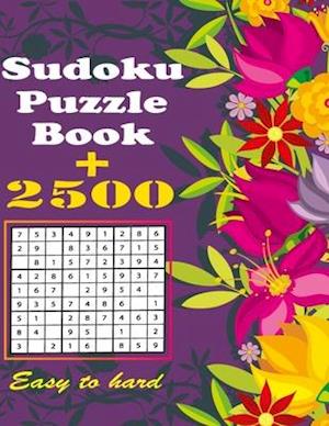 Sudoku Puzzle Book + 2500: Vol 8 - The Biggest, Largest, Fattest, Thickest Sudoku Book on Earth for adults and kids with Solutions - Easy, Medium, Har