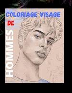 Coloriage Visage de Hommes