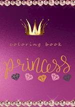 princess coloring book: princess and unicorns coloring book for 8+ 