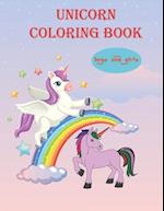 Unicorn Coloring Book for boys and girls: Unicorns are Real! Awesome Coloring Book for Kids with beautiful designs 