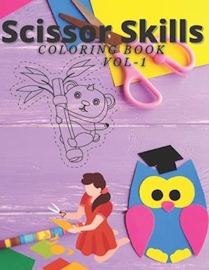 Scissor Skills Coloring Book Vol-1