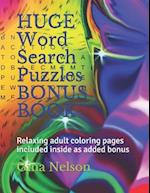 HUGE Word Search Puzzles BONUS BOOK