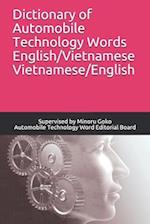 Dictionary of Automobile Technology Words English/Vietnamese Vietnamese/English 