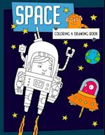 Space Coloring & Drawing Book