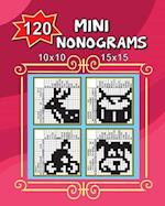 120 Mini Nonograms 10x10 and 15x15