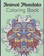 Animal Mandala Coloring Book