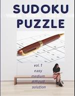 Sudoku Puzzle Vol.1