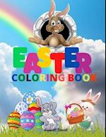 Easter Coloring Book: Happy Easter Coloring Book for Kids Ages 4-8/ Coloring Book for Toddlers and Preschool Kids/ Perfect Gift 