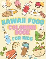 Kawaii Food Coloring book for Kids