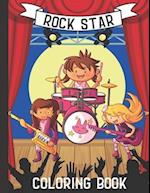 Rock Star Coloring Book